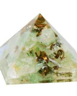 Green Aventurine Orgone Resin Pyramid