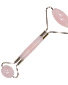 Rose Quartz Crystal Facial Roller - Double Sided